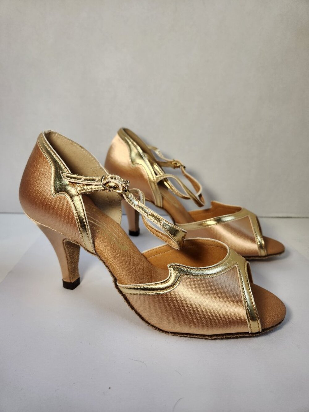 VTG NIB NWT Old Stock Freed of London “Peta” ballroom Latin dance shoes Sz 5.5-6